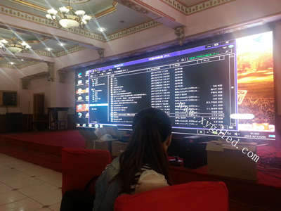 哈尔滨·北方贵族度假村P6全彩显示屏