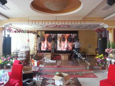 肇州·中华婚庆室内P6显示屏