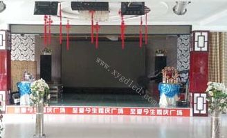 肇州·挚爱今生婚庆室内P6显示屏