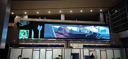 黑龙江省某市机场LED显示屏